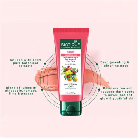 FRUIT Brightening Depigmentation & Tan Removal Face Pack