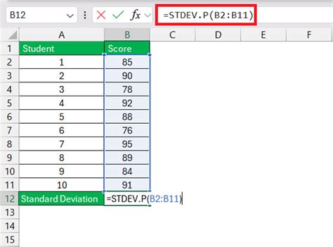 Standard Deviation Formula Excel 的图像结果
