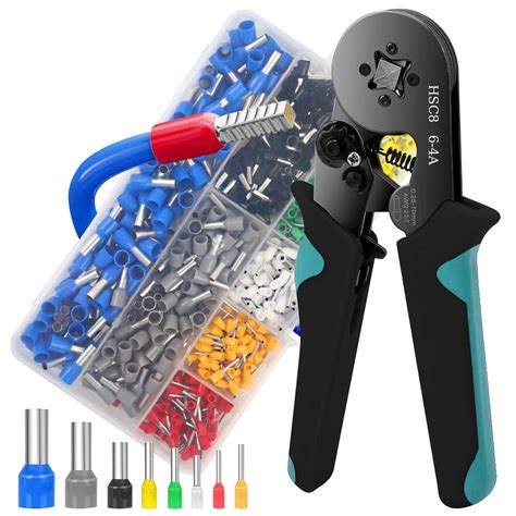 Serplex® 800Pcs Wire Crimp Connectors Terminal Kit with Wire Stripper ...