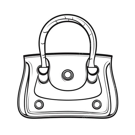 An Outline Of A Handbag Sketch Drawing Vector, Wing Drawing, Bag ...