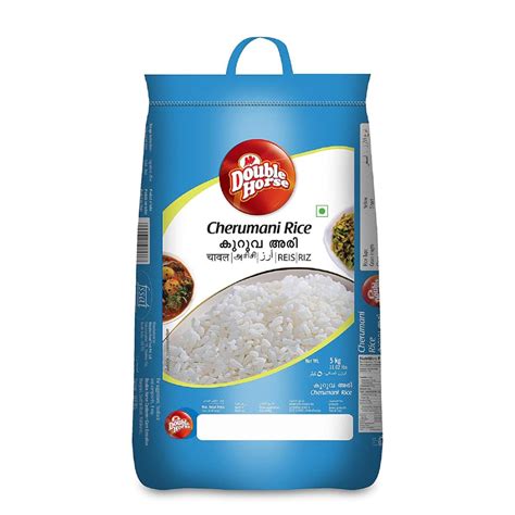 Double Horse Kuruva Rice 5Kg | Cherumani |Gluten Free| White Rice | 100 ...