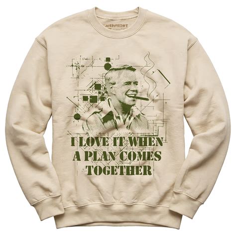I Love it When a Plan Comes Together - Unisex Sweatshirt – m00nshot