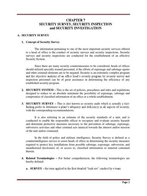 Image result for Example of a Security Survey Report