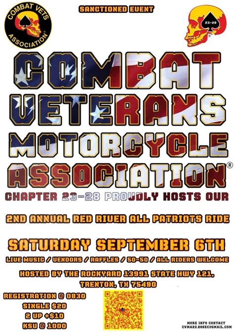Combat Veterans Motorcycle Association® 23-28 2nd Annual APR! , The ...
