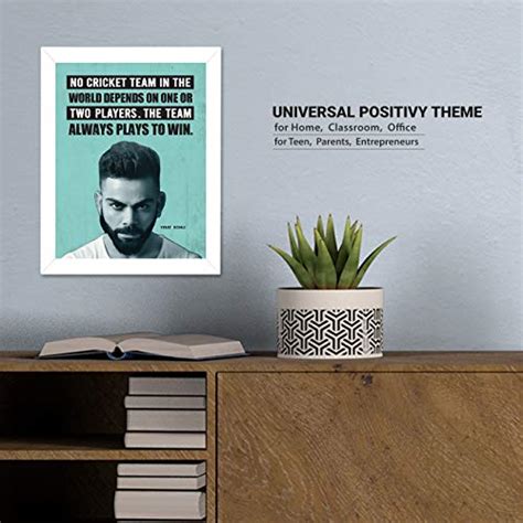 Buy Chaka Chaundh - Virat Kohli framed poster - Virat Kohli quotes ...