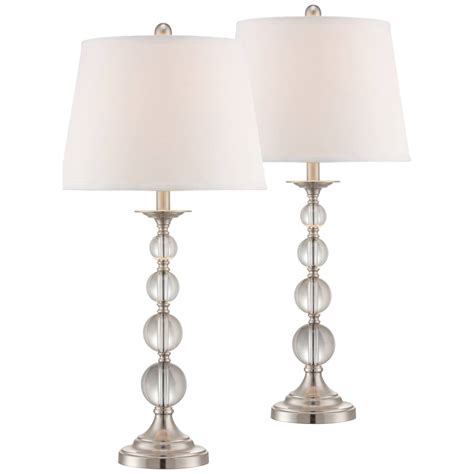 Silver, 26 In. - 30 In., Lamp Sets, Table Lamps | Lamps Plus