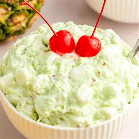 How to Make Pistachio Fruit Salad - Watergate Salad - Just is a Four Letter Word