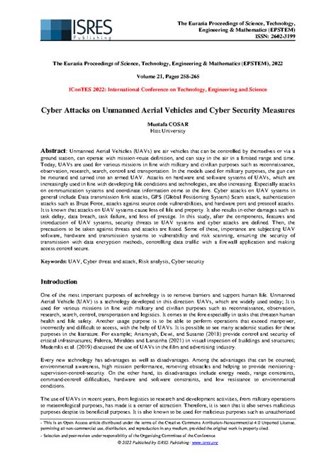 Cyber 1 - research - The Eurasia Proceedings of Science, Technology ...