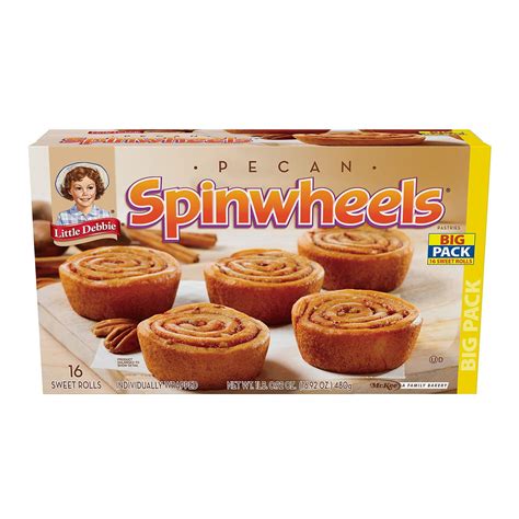 Little Debbie Pecan Spinwheels (1.06 oz./ 16 pk.) - Walmart.com