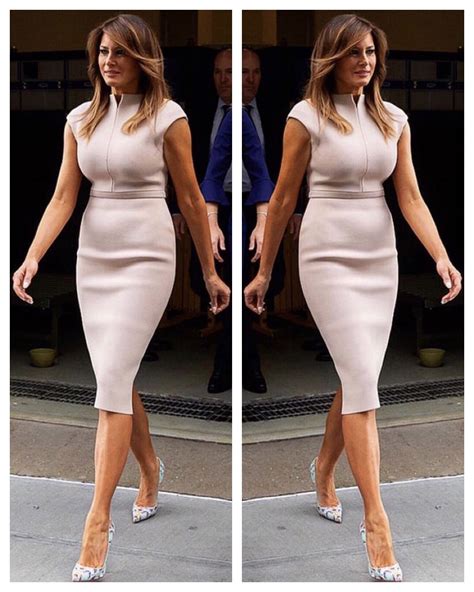 Melania trump wears australian dress to meet the oz prime minister ...