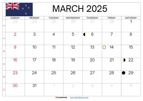 Editable March 2025 Calendar With Greenland Holidays
