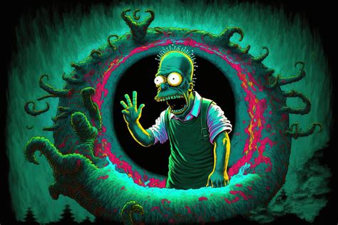 Homer Simpson The In Between Worlds- by CosmicBlessedWithEye on DeviantArt