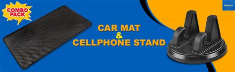 FreshDcart Non Slip Car Dashboard Mat and Rotable Mobile Stand for Car ...