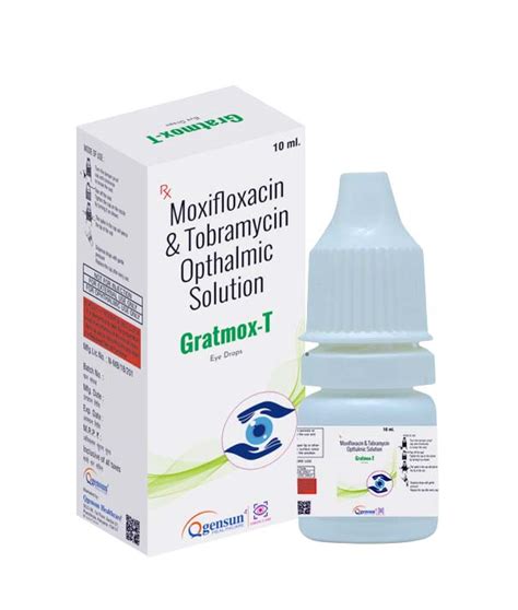 GRATMOXT - Each 5ml Drop Contains Moxifloxacin 0.5%, Tobramycin 0.5% ...