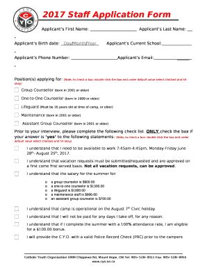 Applicants First Name:Applicants Last Name: template Doc Template ...