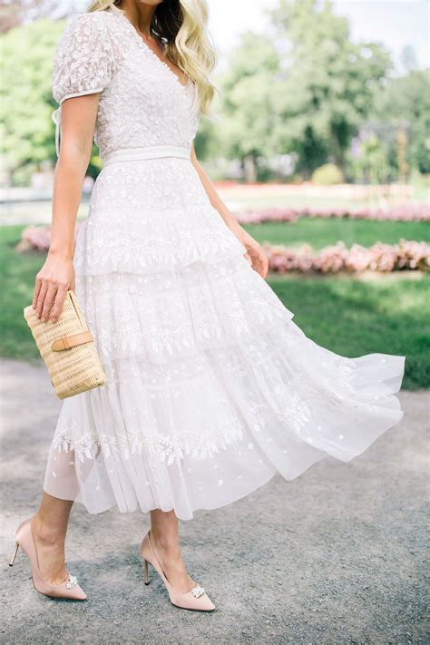 White Wedding Shower Dress