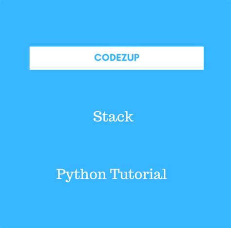 Python Program to Implement Stack Push and Pop in Python 的图像结果