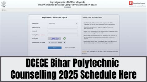 DCECE Bihar Polytechnic Counselling 2025, Online Choice Filling From ...