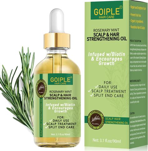 Amazon.com: WOZUTUNT Rosemary Oil for Hair Growth, 3.1 FL OZ, Pure Natural Scalp Oil with ...