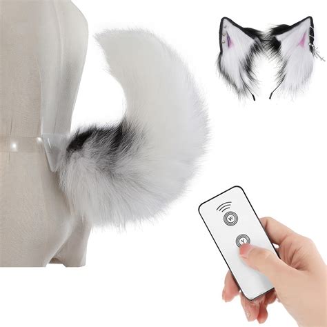Buy RolamumuElectric Furry Tail, Movable Tail cat Fox Wolf Tail ...