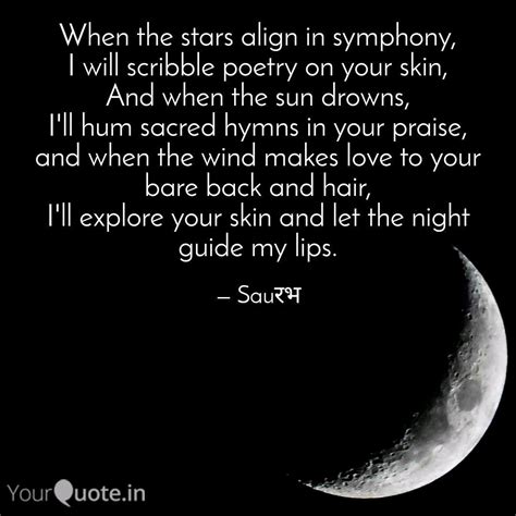 When the stars align in s... | Quotes & Writings by k Saurabh | YourQuote
