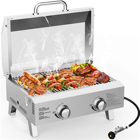 Firstness Propane Gas Grills, 30,000BTU Portable Gas Grill for Outdoor ...