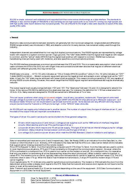 Image result for RS-232 Tutorial