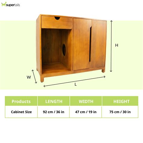 Buy FurryLiving Paco Litter Cabinet for Cats (Honey) online at ...