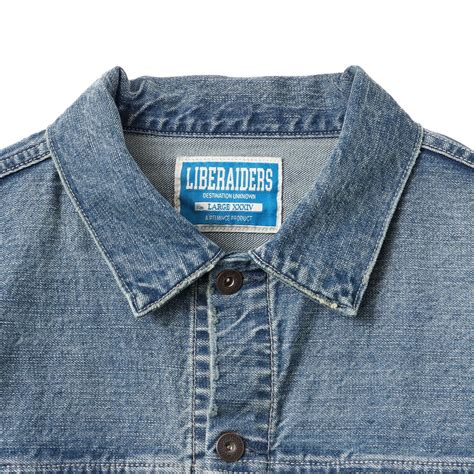 LIBERAIDERS TRIBAL DENIM JACKET HW HARD WASH（リベレイダース トライバル デニム ジャケット ...