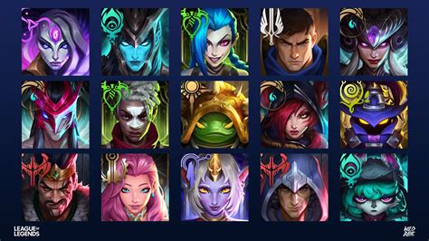 Wild Blue Studios - League of Legends - Champion Illustration Icons