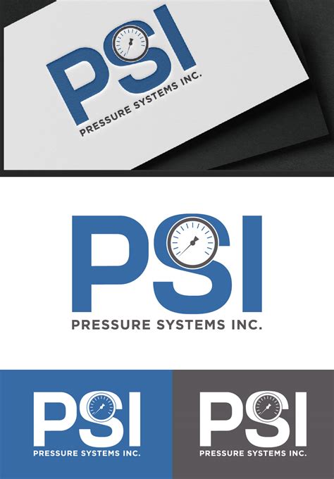 Professional, Elegant, Industrial Logo Design for PSI Pressure Systems ...