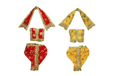 Aditri Creation Set Of 2 Ganpati Krishna Dhoti Dress Set | Desertcart INDIA