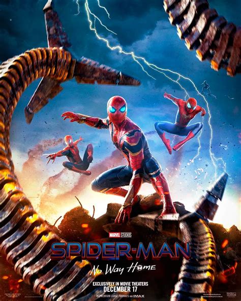 《蜘蛛侠：英雄无归》发布三款新海报