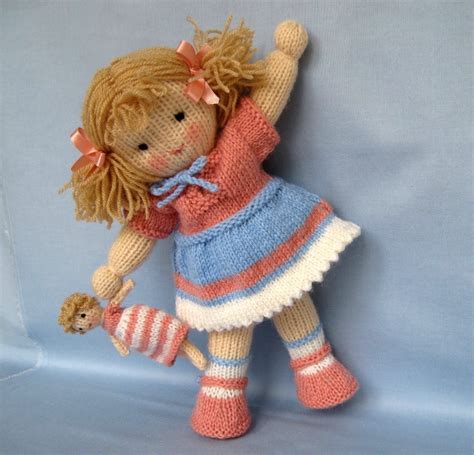 Knitted Toy Doll Patterns 的图像结果