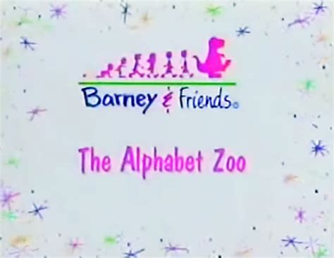 Barney Alphabet Zoo Book 的图像结果