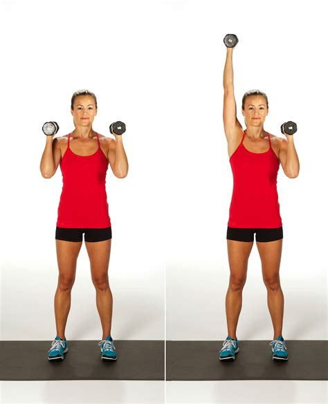 How to Do a Single-Arm Overhead Shoulder Press | POPSUGAR Fitness