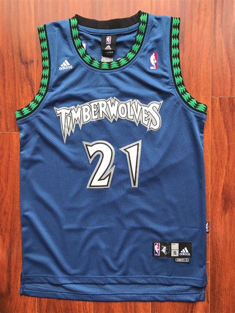 Kevin Garnett Blue Minnesota Timberwolves Jersey