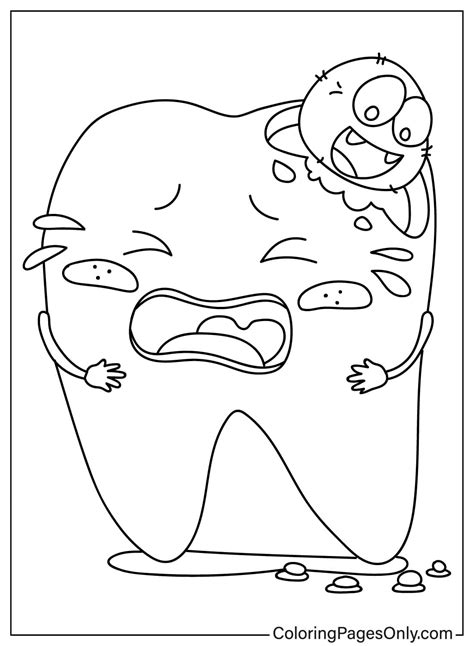 Printable Tooth Coloring Pages - prntbl.concejomunicipaldechinu.gov.co