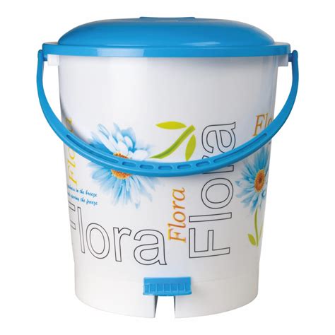Nayasa Pedal Bin No 109 with lid & Floral Print, Multi Purpose Dustbin ...