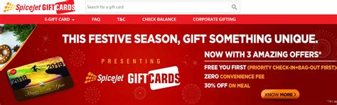 Save Spicejet Convenience fee with Gift Card - The Airline Blog