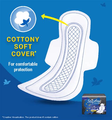 Stayfree® Advanced All Nights Soft Touch Sanitary Pads
