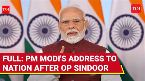 'NOT ERA OF TERROR': PM Modi Draws BOLD New RED LINE For Pakistan ...