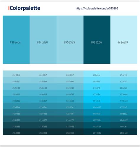41 Latest Color Schemes with Light Blue And Teal Color tone ...