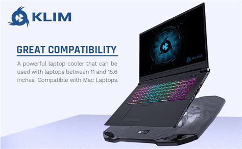 KLIM Pro - The Laptop Cooler for Professionals - Laptop PC Support ...