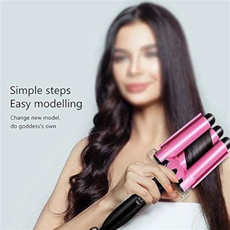Suuim Hair Curling Iron Ceramic Professional Triple Barrel India | Ubuy