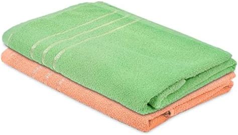 Amazon Brand - Solimo 100% Cotton 2 Piece Bath Towel Set, 500 GSM (Iris ...