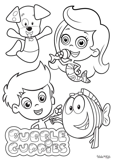 Printable Bubble Guppies Coloring Pages | Fanny Printable