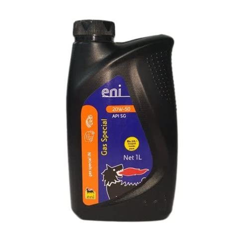 lubricants_ENI Lubricant Gas Special API SG 20W-50 1L-Pack of 4 ...