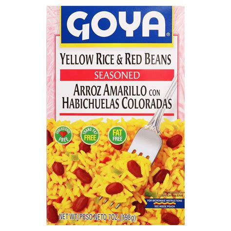 Goya Seasoned Yellow Rice & Red Beans, 7 oz - ShopRite