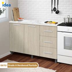 Promo IDEA Kitchen Set Lemari Dapur Rak Atas Modern Minimalis 3 Pintu ...